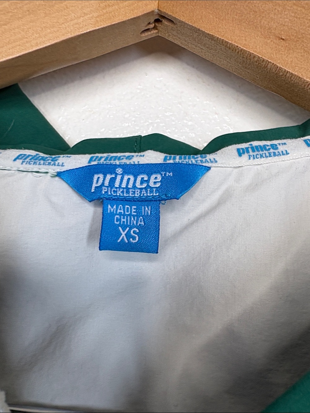 Prince Pickleball Green White Zip Jacket Matching Shorts Women Size XS - Picture 3 of 8